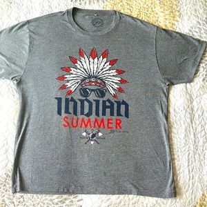 Cleveland Indian’s Indian Summer T-shirt by GV Art & Design